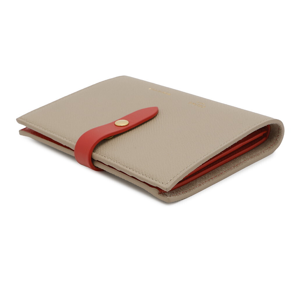Celine Two Multi Wallet Function Strap Bi Tone fold